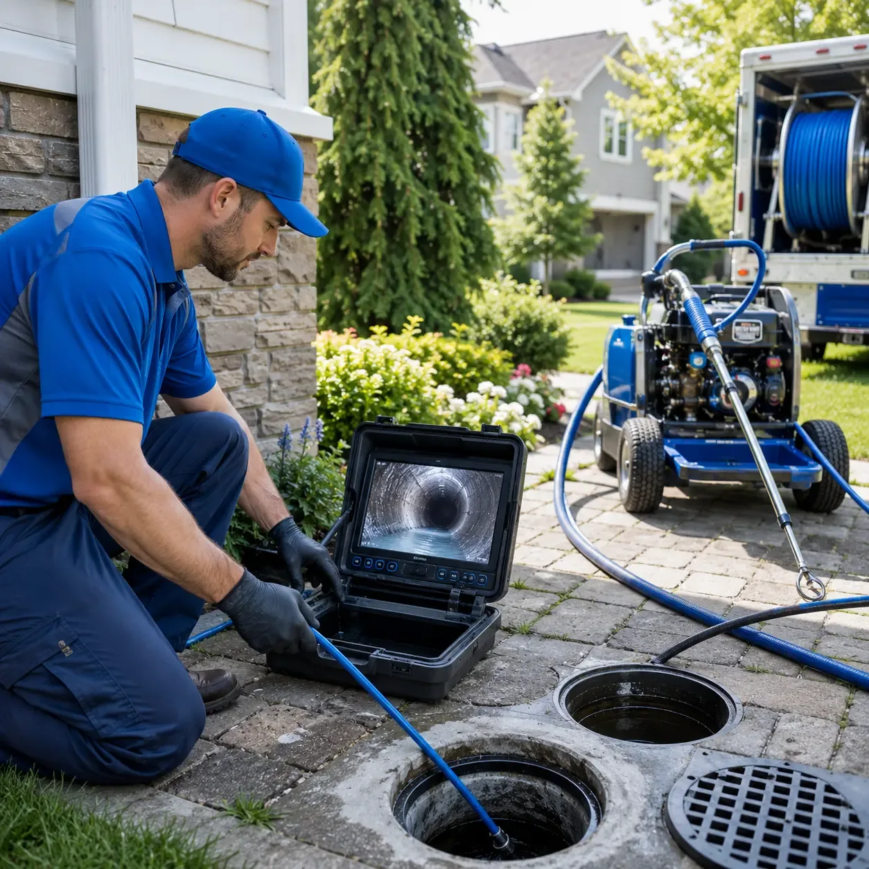 Outdoor drain cleaning professionals serving Corunna, MI