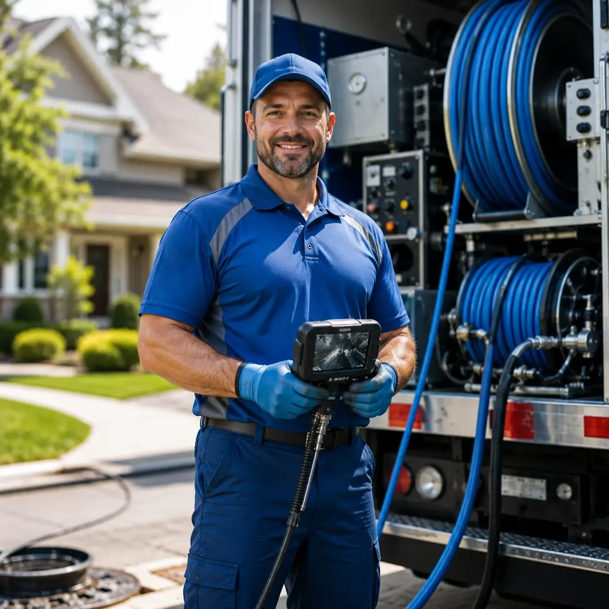 Local outdoor drain cleaning specialists in Corunna, MI